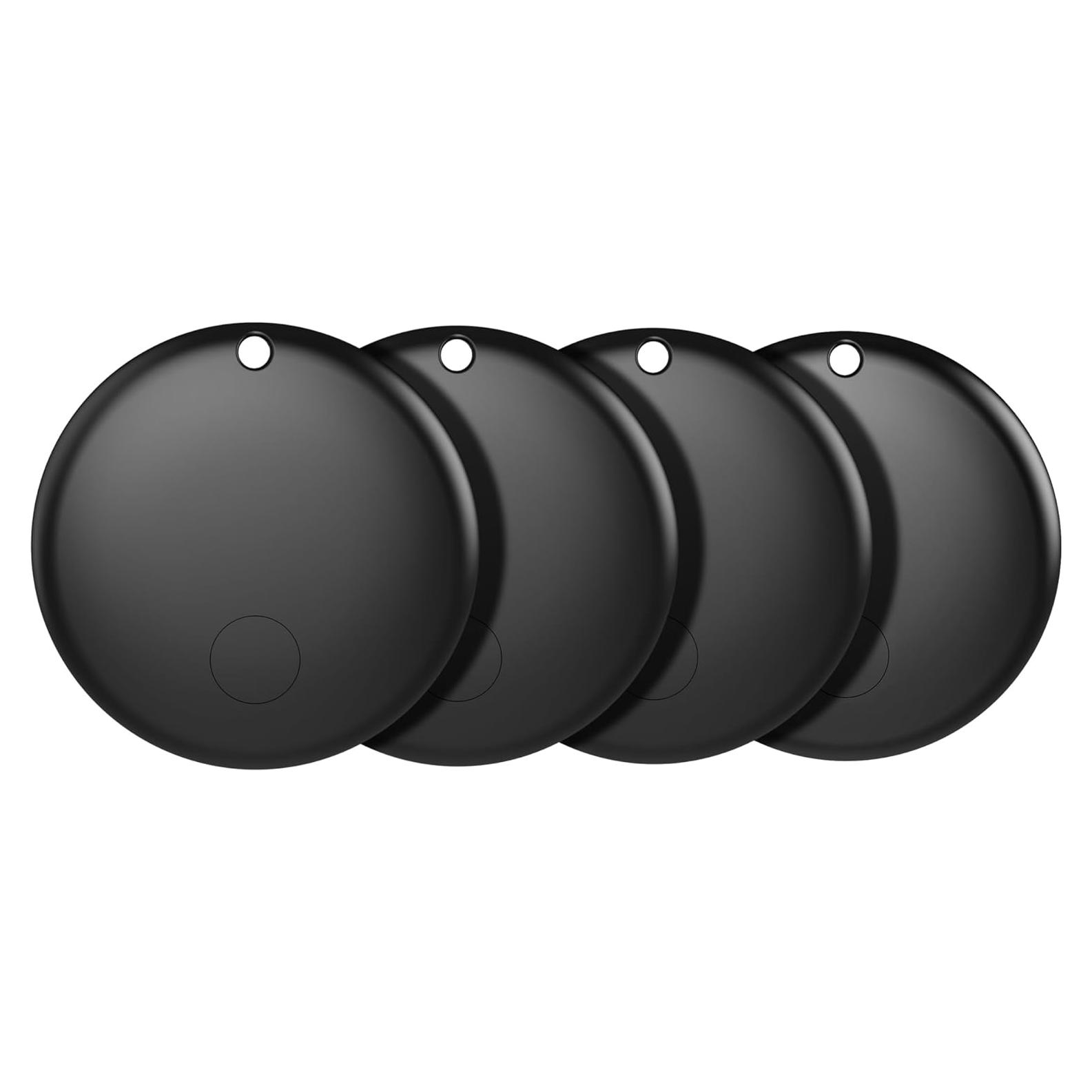 Air Tags Jocular 4 Pack Negro - Etiquetas Rastreadoras