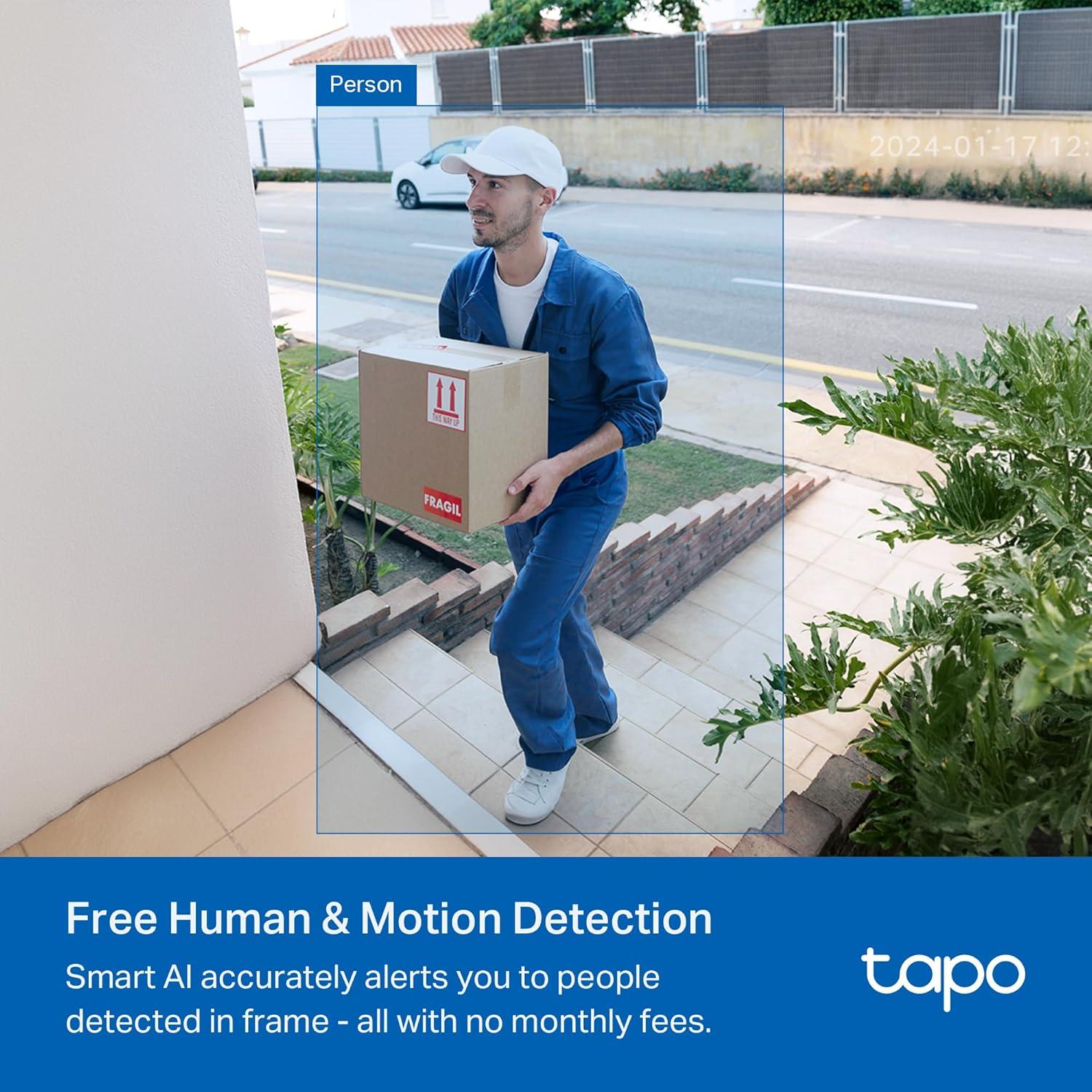 Timbre de Video Inteligente TP-Link Tapo D210 2K Inalámbrico