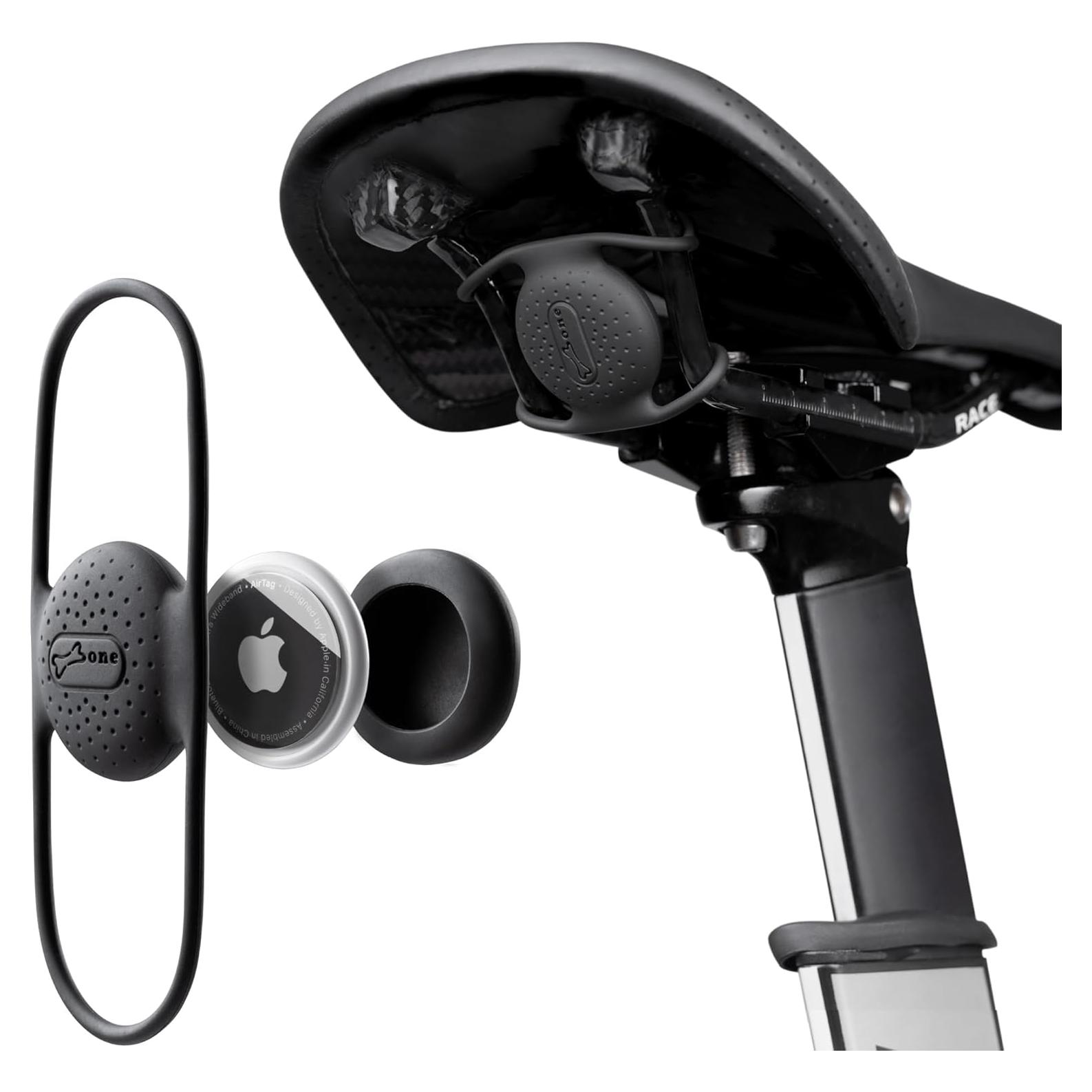 Correa para Bicicleta AirTag BONE, Silicona Resistente al Agua