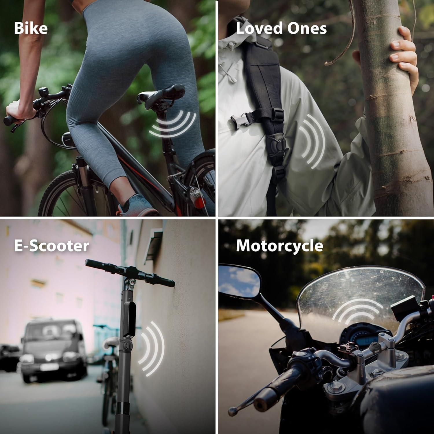 Correa para Bicicleta AirTag BONE, Silicona Resistente al Agua