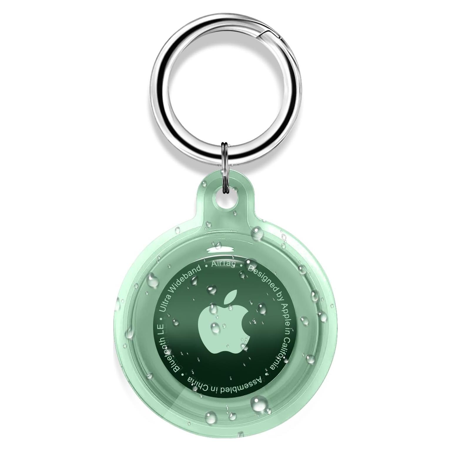 Soporte Funda Impermeable TPU para Airtag QYQa Verde