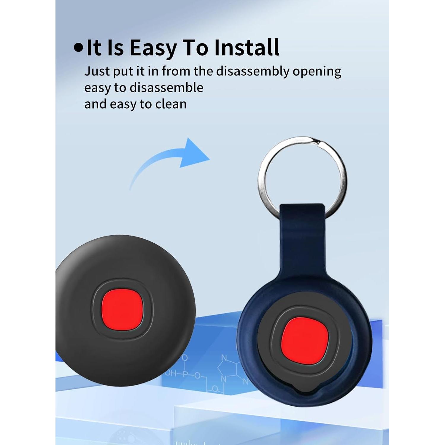 Funda protectora silicona Delumu para etiquetas rastreo