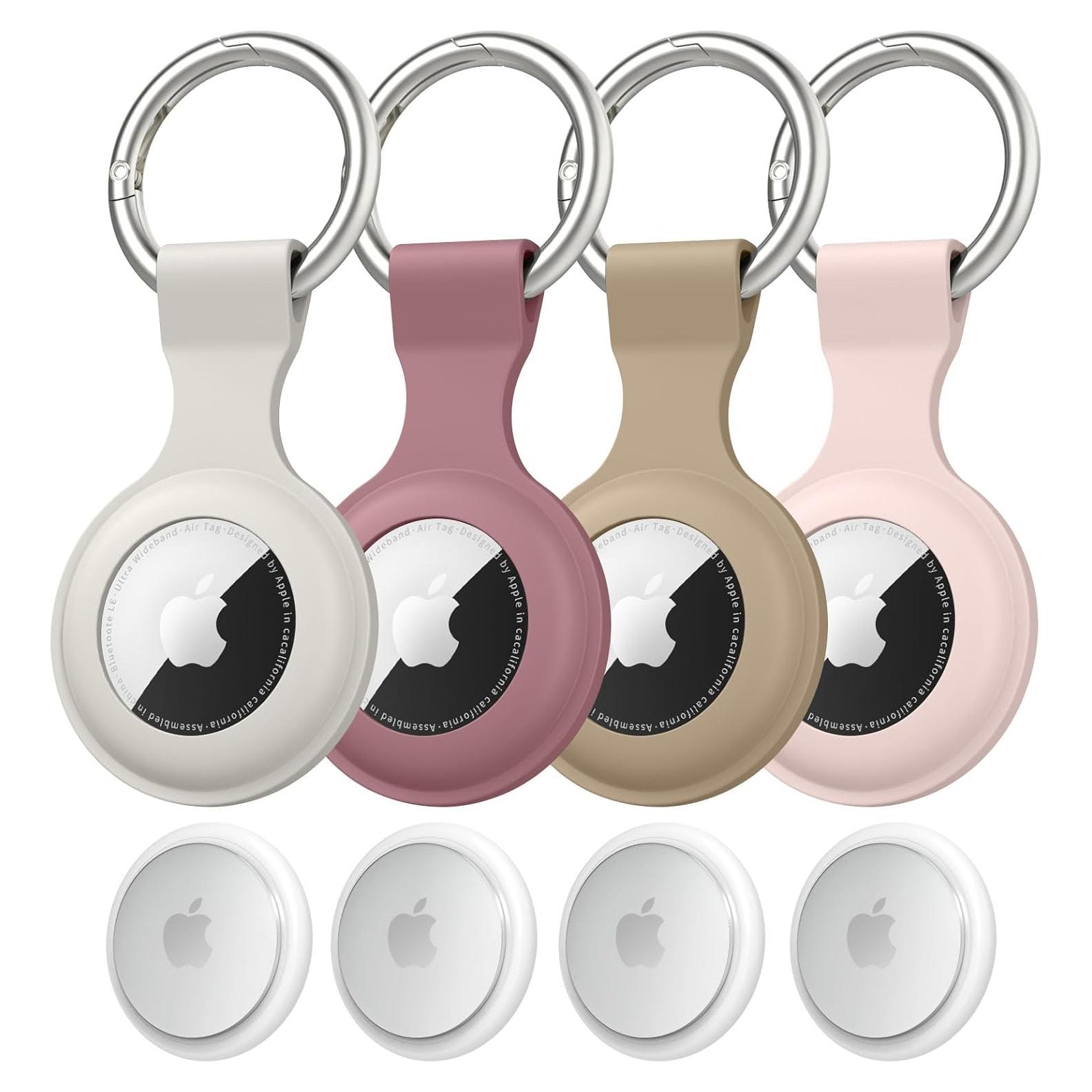 Funda de Silicona Vancle para AirTag 4 Piezas Colores