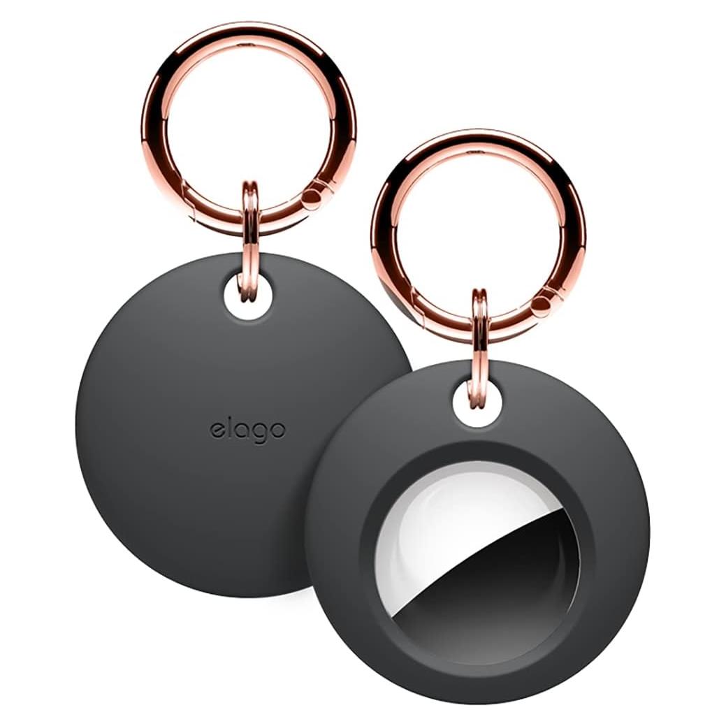 Funda Básica elago para AirTag - Silicona Gris Oscuro