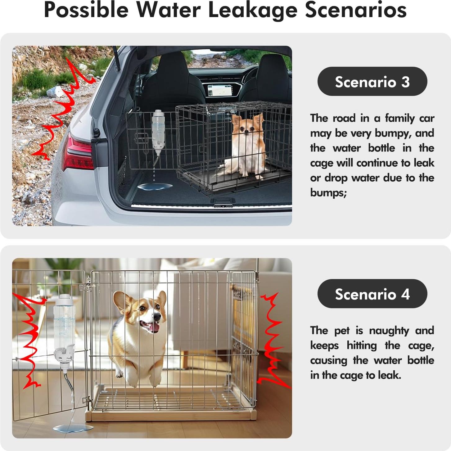 Dispensador de Agua Vannon 1000ml para Perros y Gatos