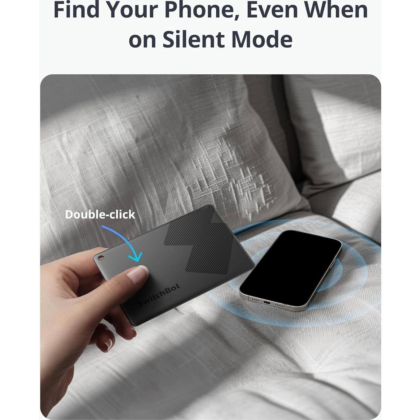 Localizador Bluetooth SwitchBot para Cartera - Paquete de 4