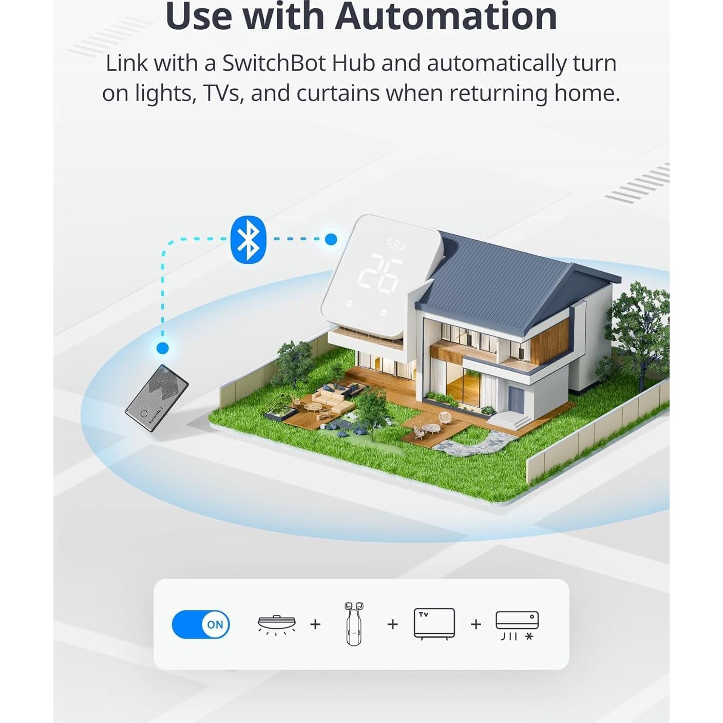 Localizador Bluetooth SwitchBot para Cartera - Paquete de 4