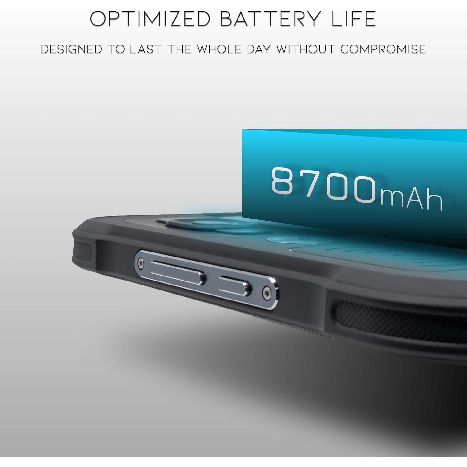 Chainway P80 RFID Scanner Android Tablet, Impinj E710 RFID Tag Reader (UHF GS1 EPC GEN2), Zebra SE4710 2D/1D/QR Code Scanner, Android 13, WiFi, GPS, NFC, Bluetooth, Heavy Duty, 8700mAh All-Day Battery