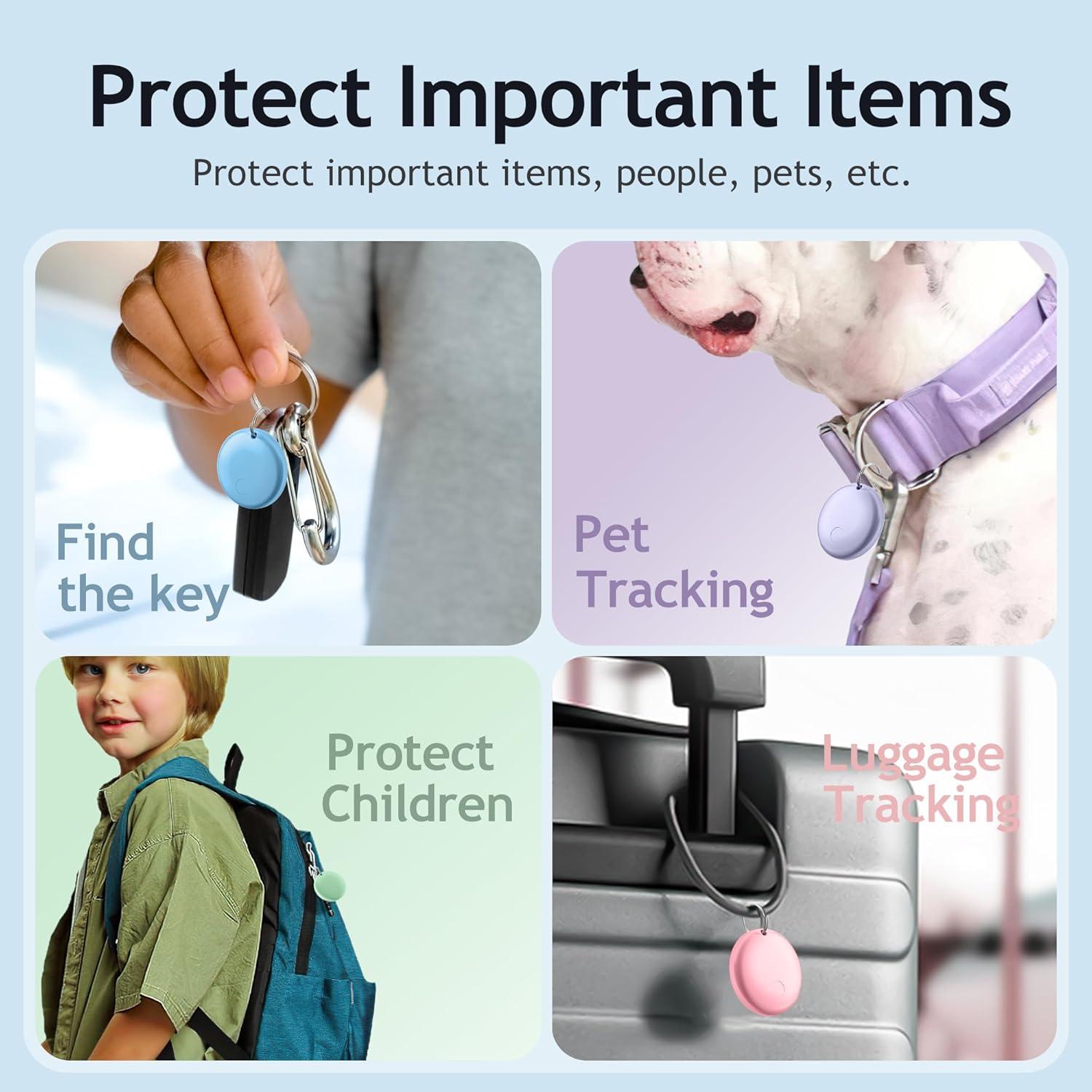 Air Tags Jocular 4 Pack Etiquetas Inteligentes Rastreadores