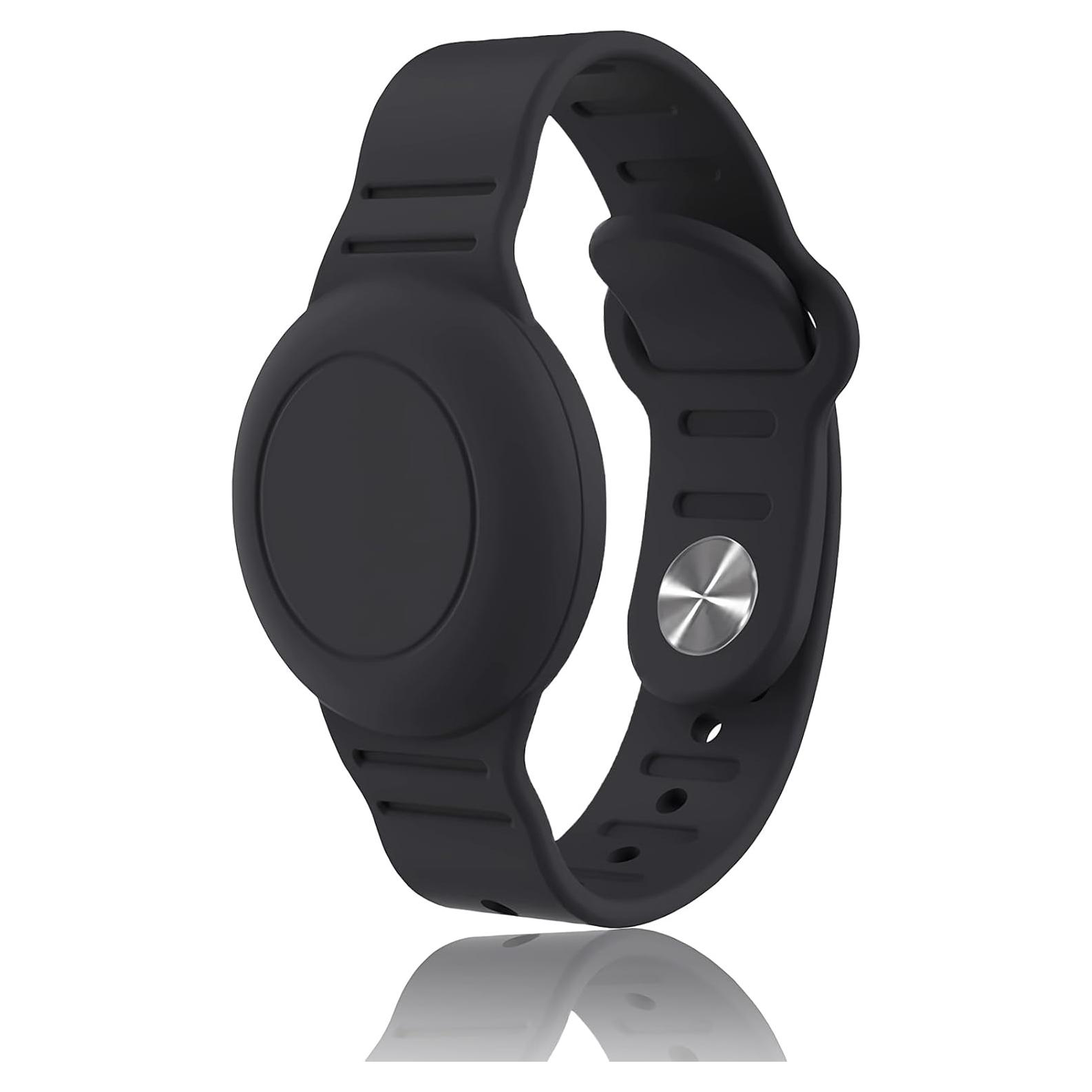 Pulsera Impermeable Tyanuzz para Niños con AirTag Negro