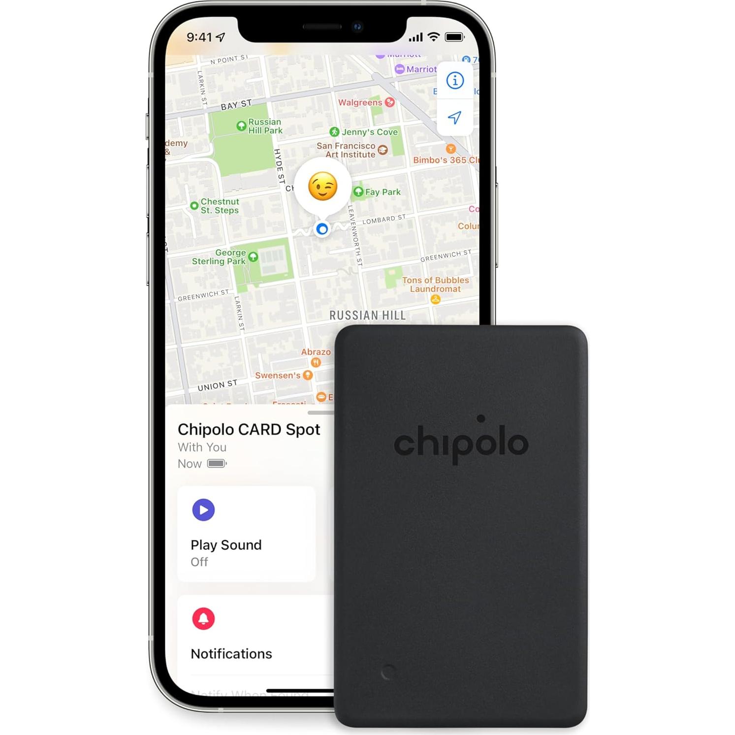 Chipolo CARD Spot - Rastreador Bluetooth para billetera