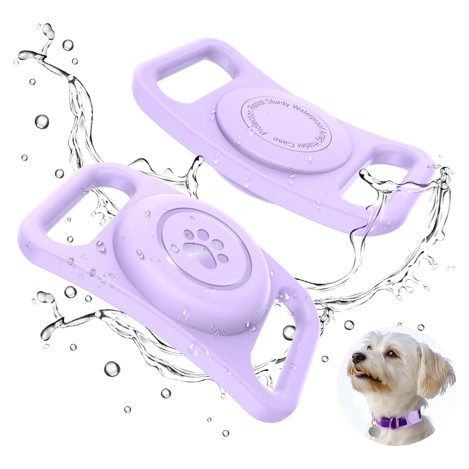 Funda para Collar de Perro con Air-Tag Tieuwant 2 Piezas