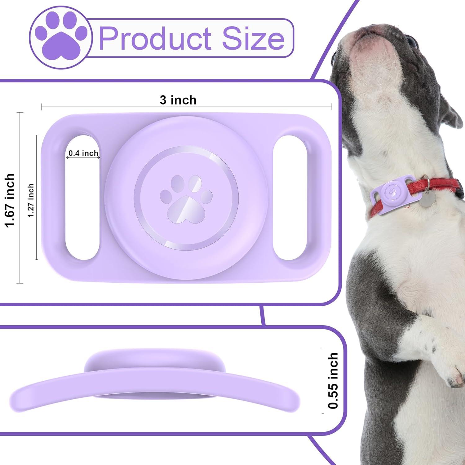 Funda para Collar de Perro con Air-Tag Tieuwant 2 Piezas