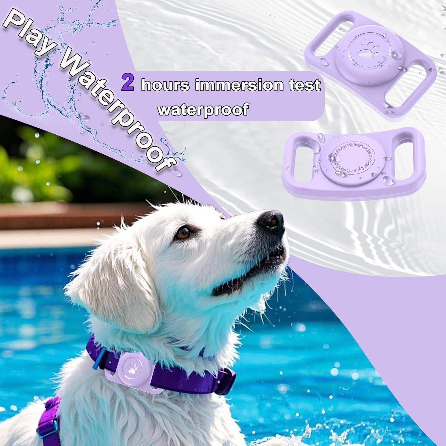 Funda para Collar de Perro con Air-Tag Tieuwant 2 Piezas