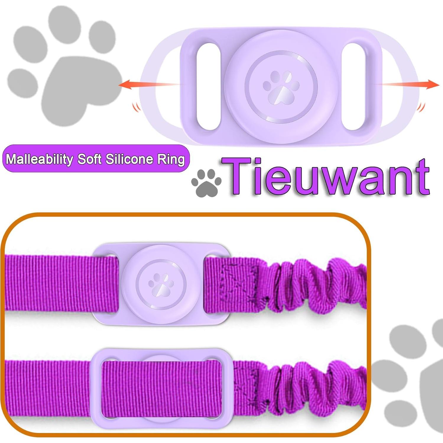 Funda para Collar de Perro con Air-Tag Tieuwant 2 Piezas