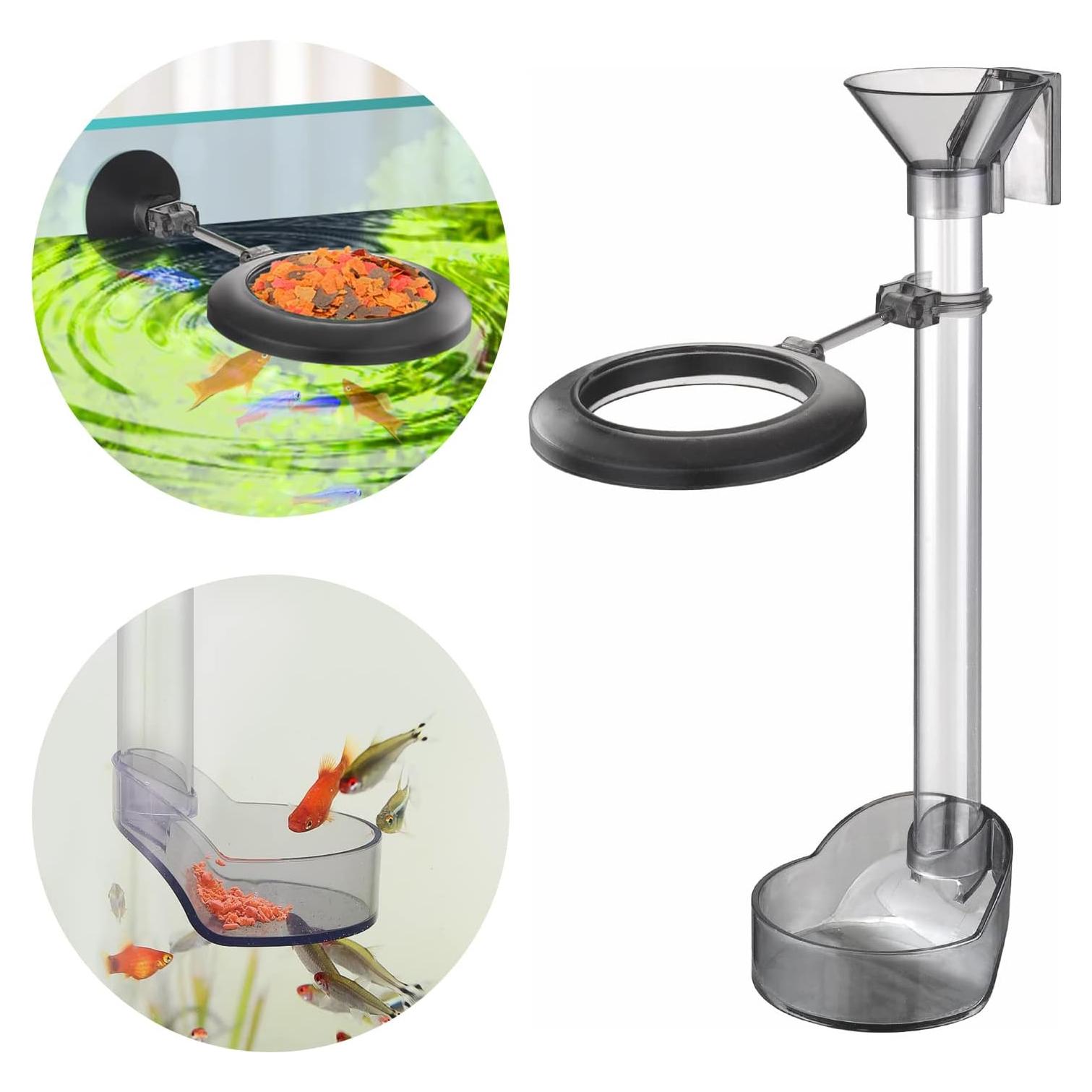 Juego de Alimentación para Camarones UPETTOOLS, Tubo y Anillo