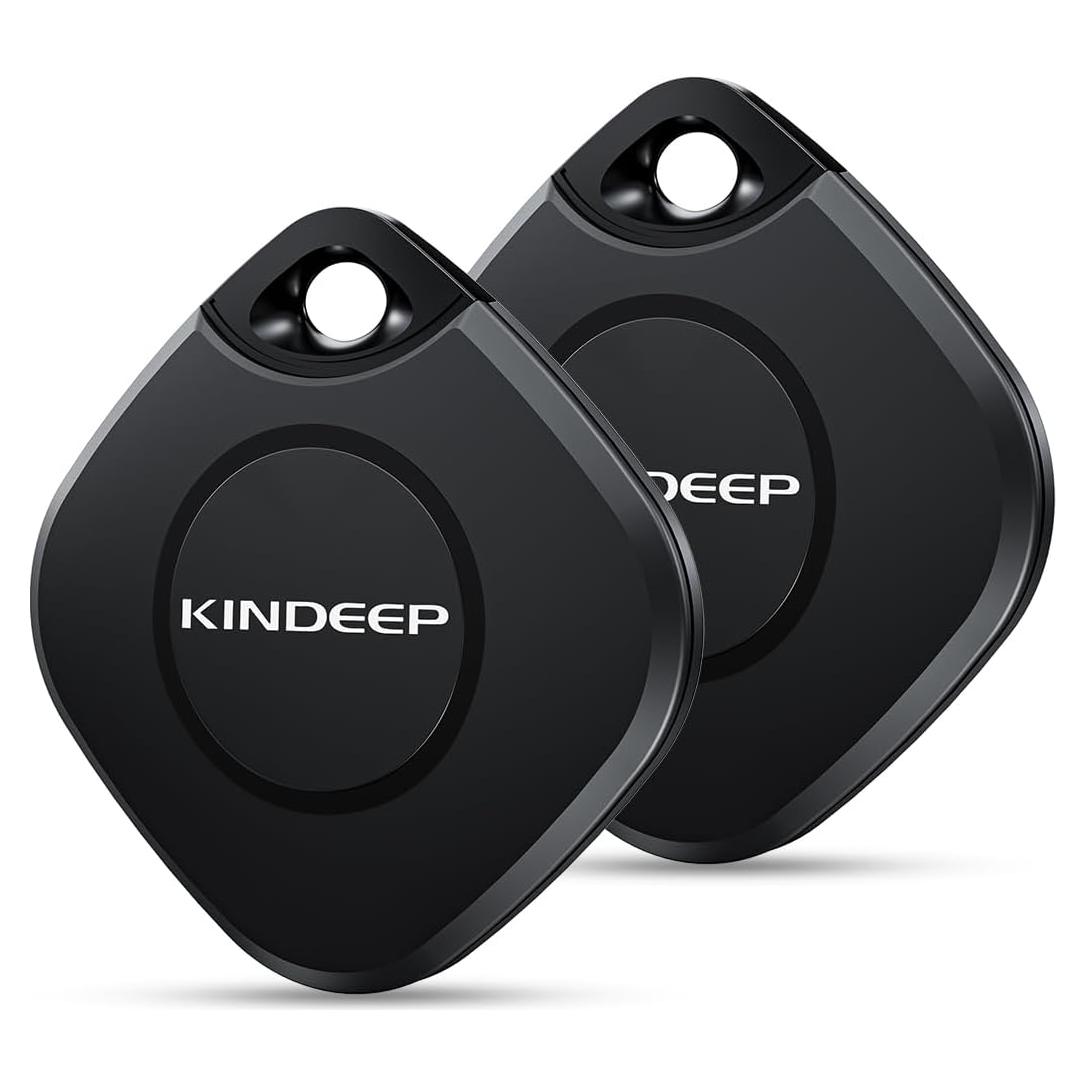 Tracker Air Tag 2 Pack: Smart Key Finder Work with Apple Find My (iOS only), Luggage Tracker for Kids Keys Wallet Bags and Pets, Item Locator Bluetooth Tracking Device for Home Outdoor Travel Hiking