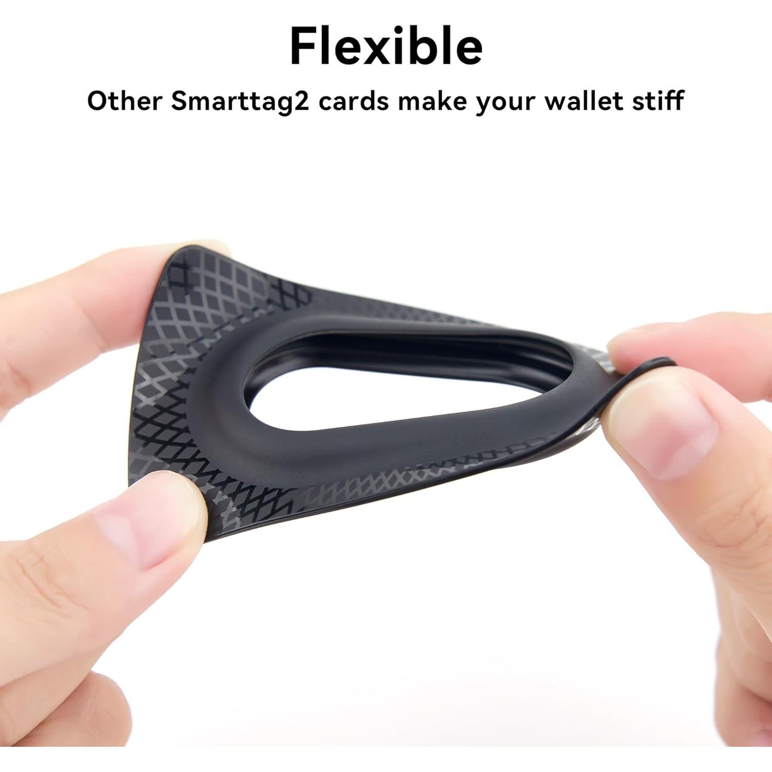 Funda Soporte SmartTag2 SkyArmor Ultra Delgado Negro