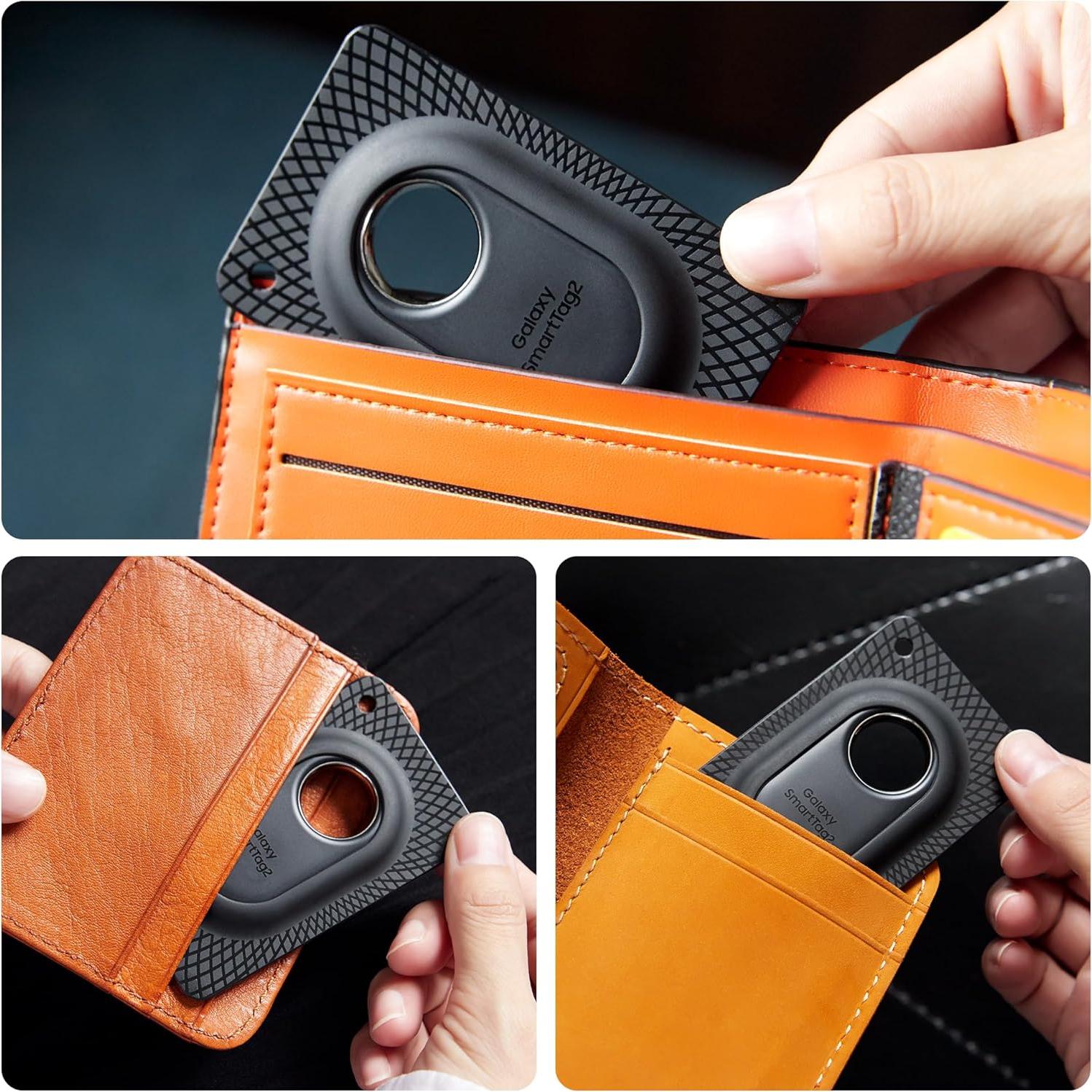 Funda Soporte SmartTag2 SkyArmor Ultra Delgado Negro