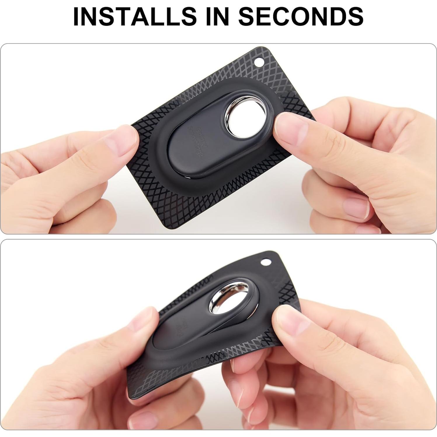 Funda Soporte SmartTag2 SkyArmor Ultra Delgado Negro