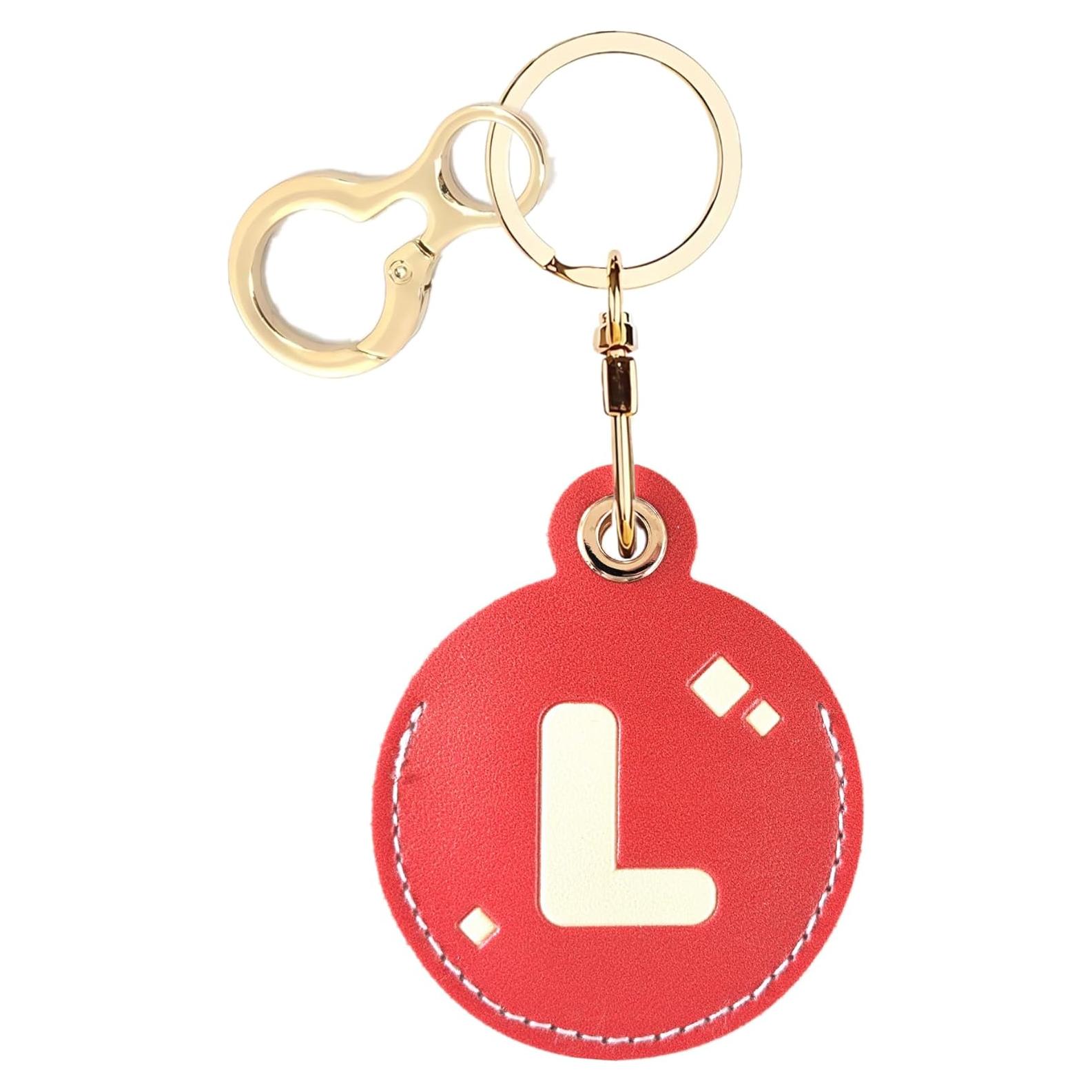 Funda de Llave de Cuero BORKUANA para AirTag Personalizada