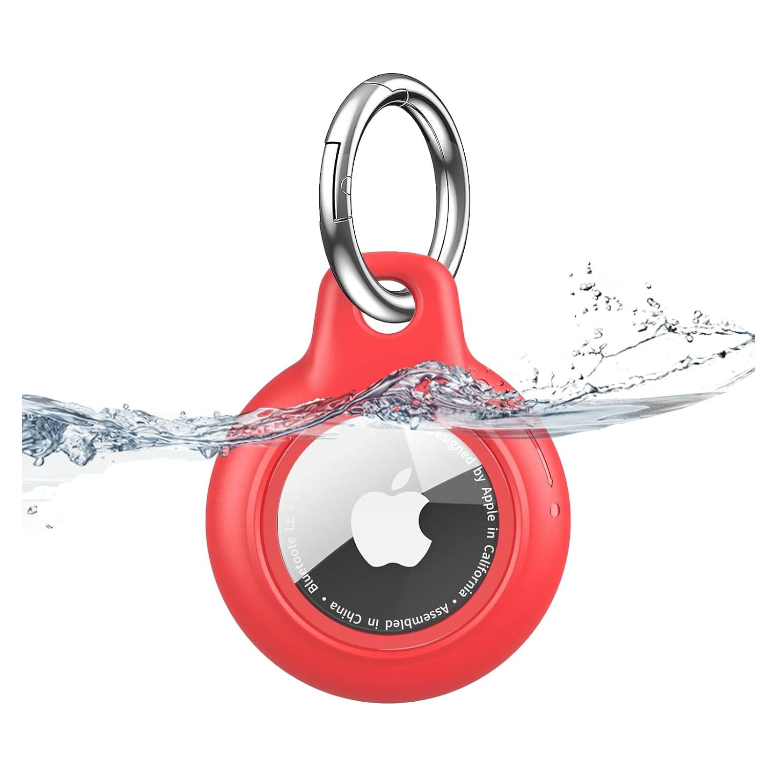 Funda Impermeable para AirTag MOLOSLEEVE Rojo IPX8