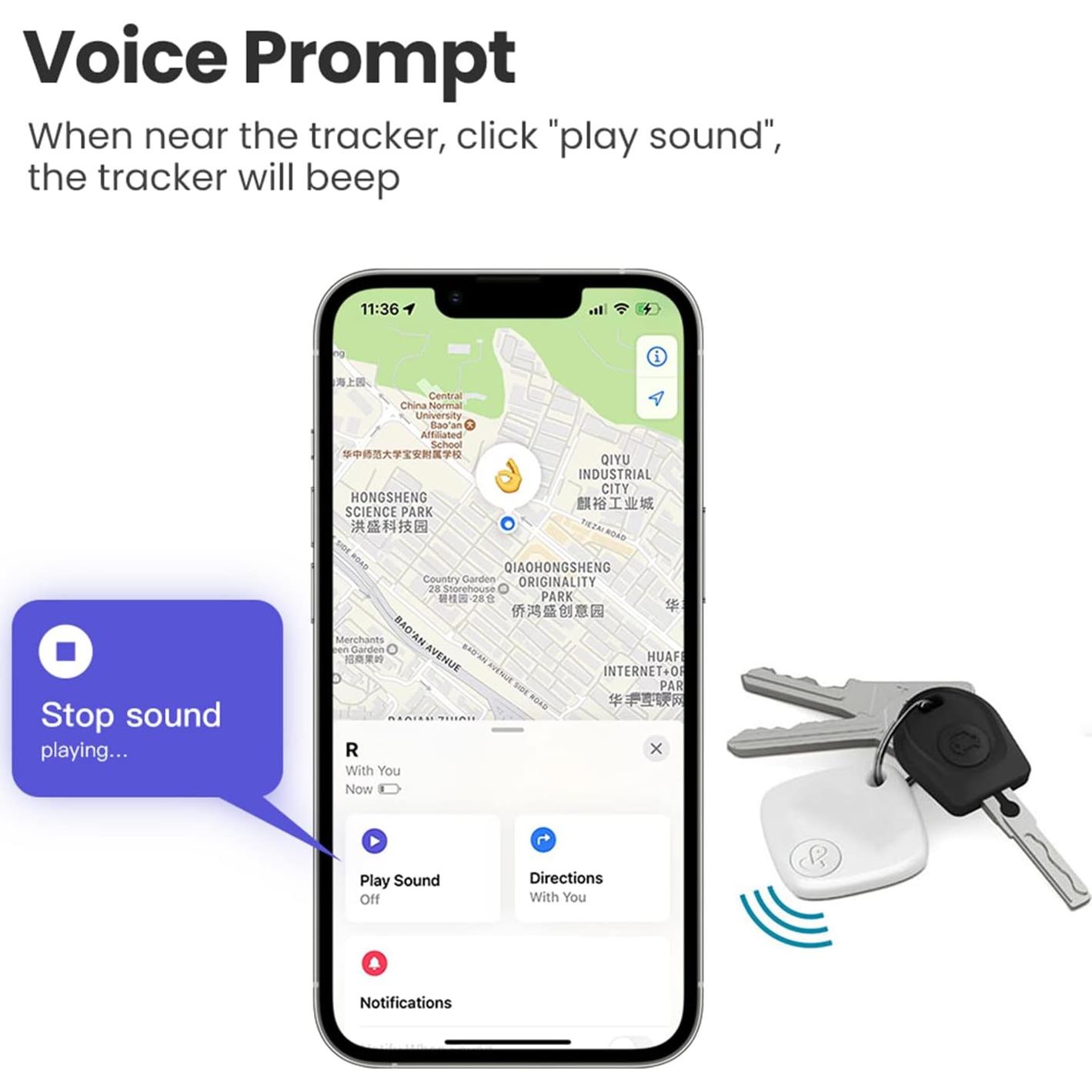 Localizador Bluetooth SENCKIT 3 Pack para Llaves y Mascotas