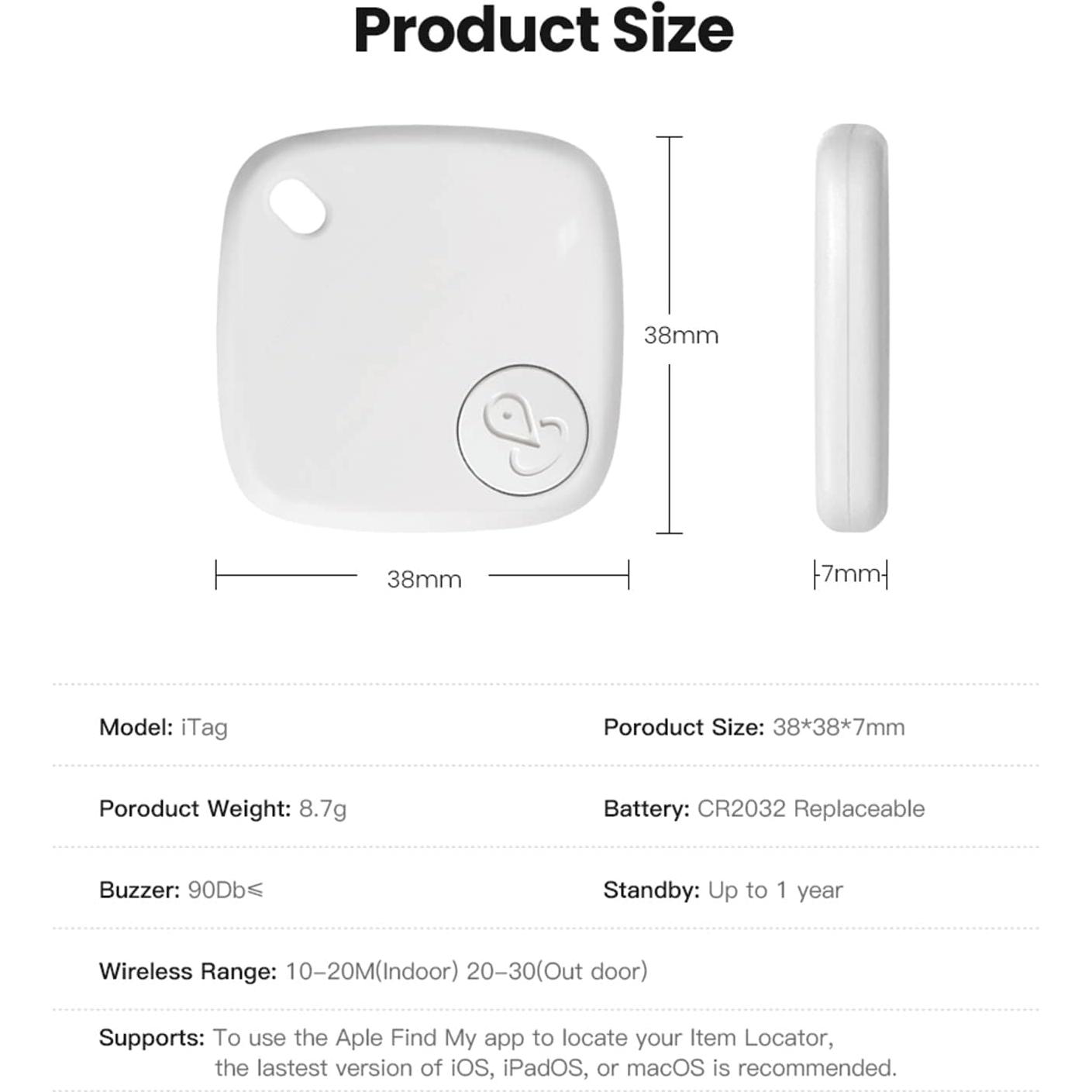 Localizador Bluetooth SENCKIT 3 Pack para Llaves y Mascotas