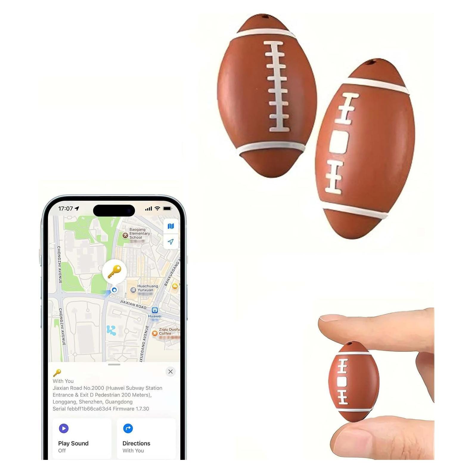 Localizador de Llaves Inteligente MIUXGIO F06 Marrón - Find My iOS