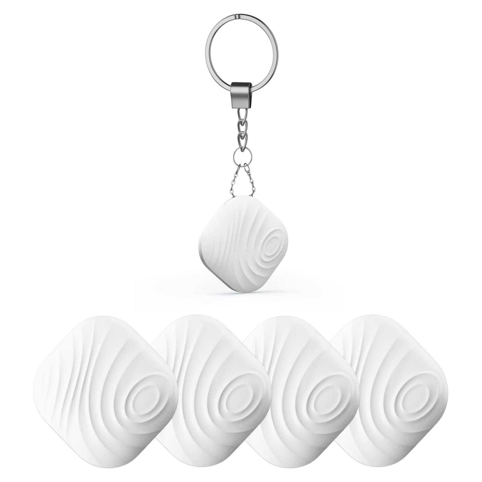 Localizador de Llaves Nutale Bluetooth 4 Piezas Blanco