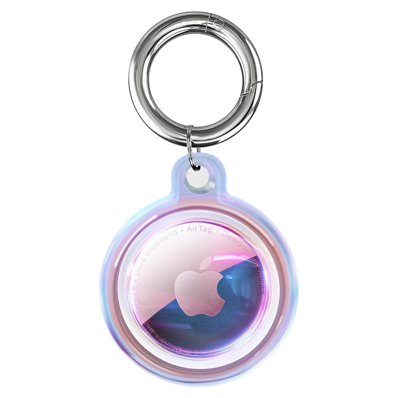 Funda Impermeable para Apple AirTag Foweroty Rosa IPX8