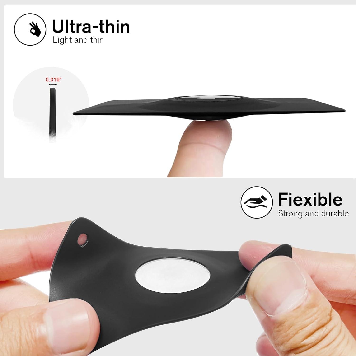 Soporte para billetera Airtag Pautas ultra delgado 2 unidades