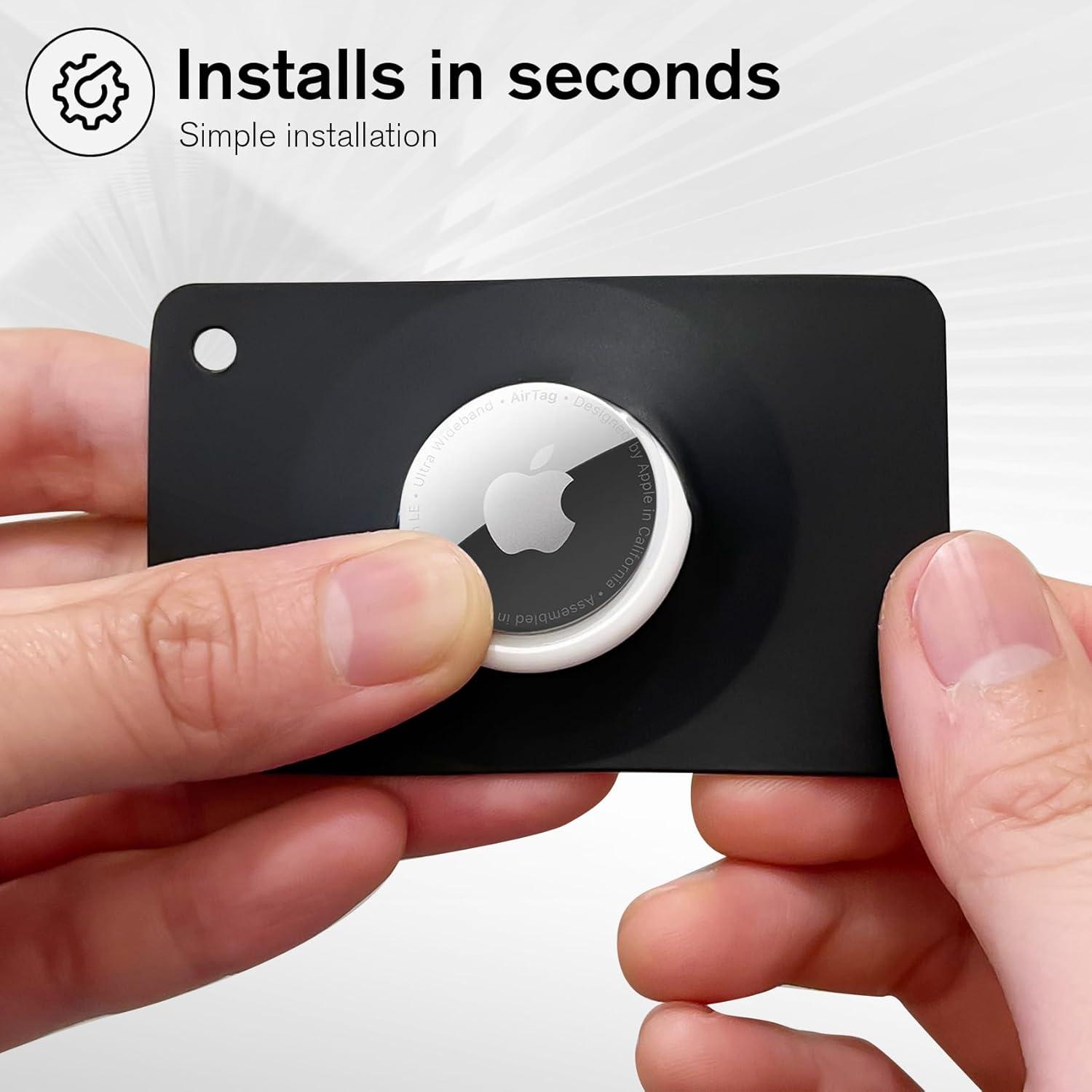 Soporte para billetera Airtag Pautas ultra delgado 2 unidades