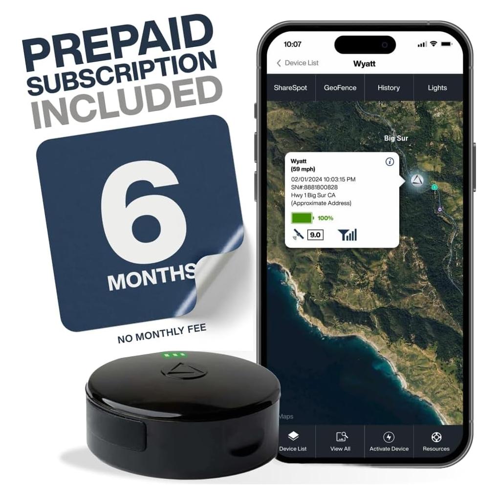 Rastreador GPS LandAirSea 54 con 6 Meses Sin Suscripción