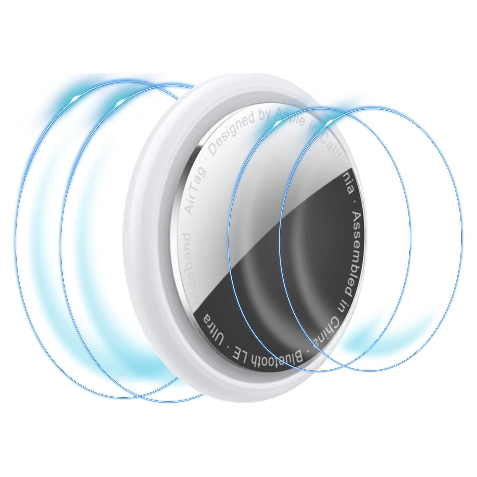 Protector de Pantalla CloudValley para AirTag 4 Pcs TPU