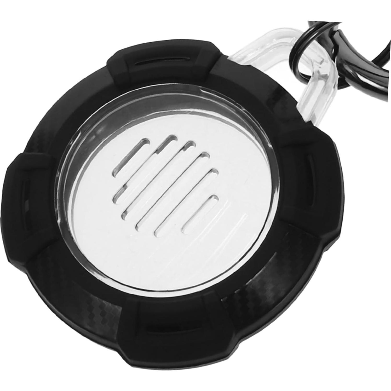 Air Tag Key Ring Protective Case Full Coverage Washable Black Lightweight Easy to Carry Simple Design