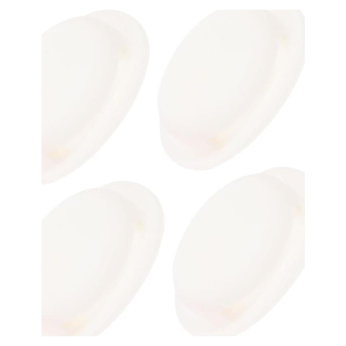 4pcs Soft Silicone Cover for Pet Trackers Dog Locator Sleeve Scratch-Resistant and Stylish Design Full Protection for Cat and Dog Collars White