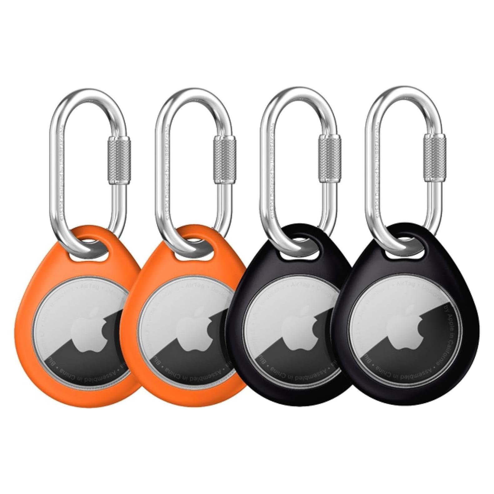 Soporte UNBREAKcable para Apple AirTag - Paquete de 4 - Funda TPU Impermeable