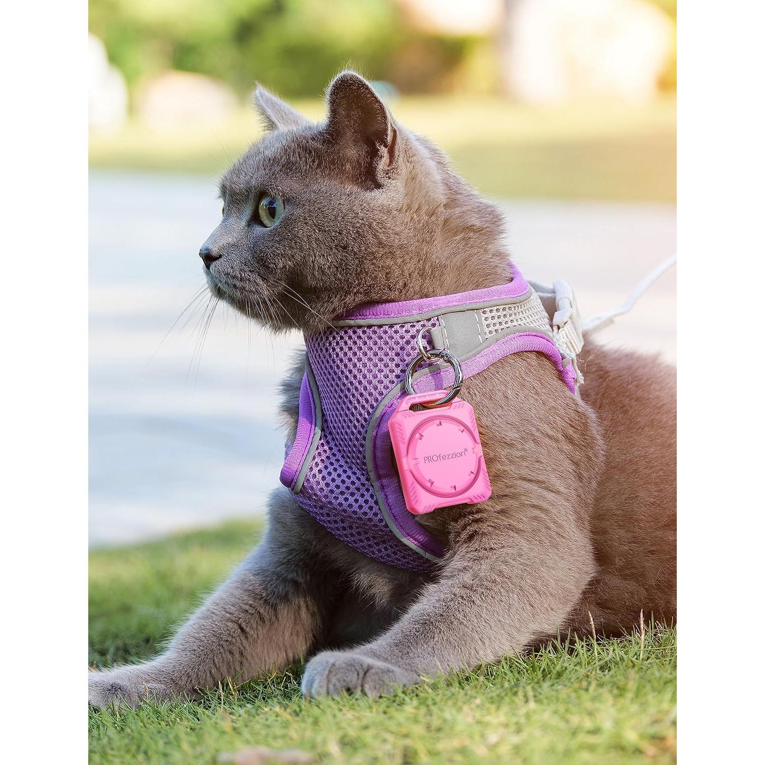 Soporte Seguro para AirTag PROfezzion 4-Pack Negro y Rosa