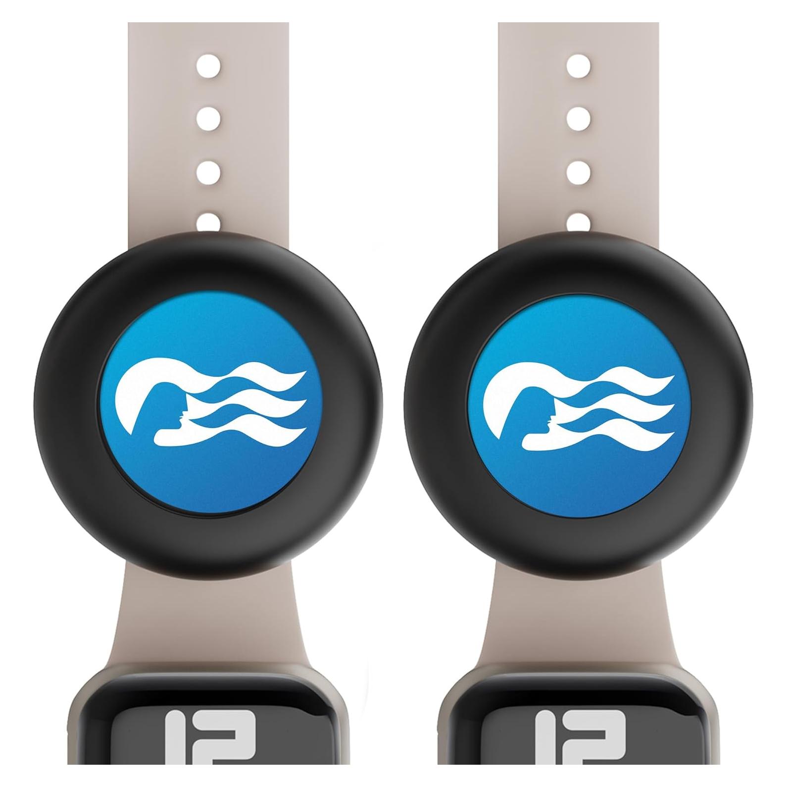 Adaptador Medallón Ocean SPOMOX Negro para Reloj y Airtag