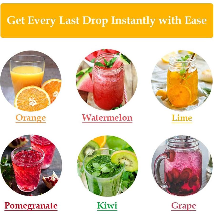 Exprimidor Manual de Limón Monkkino con Rallador de Acero Inoxidable