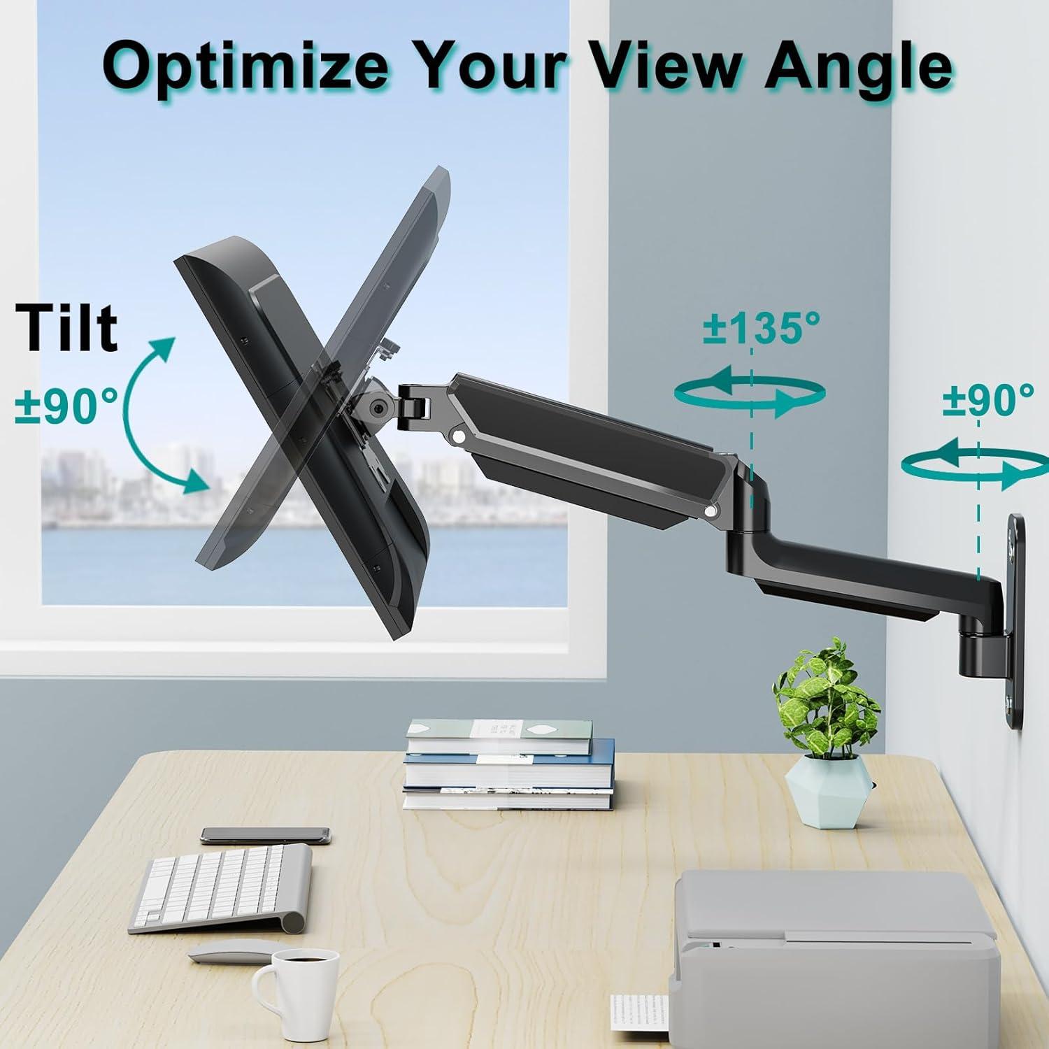 Soporte de Pared para Monitor ErgoFocus 17-32" Ajustable