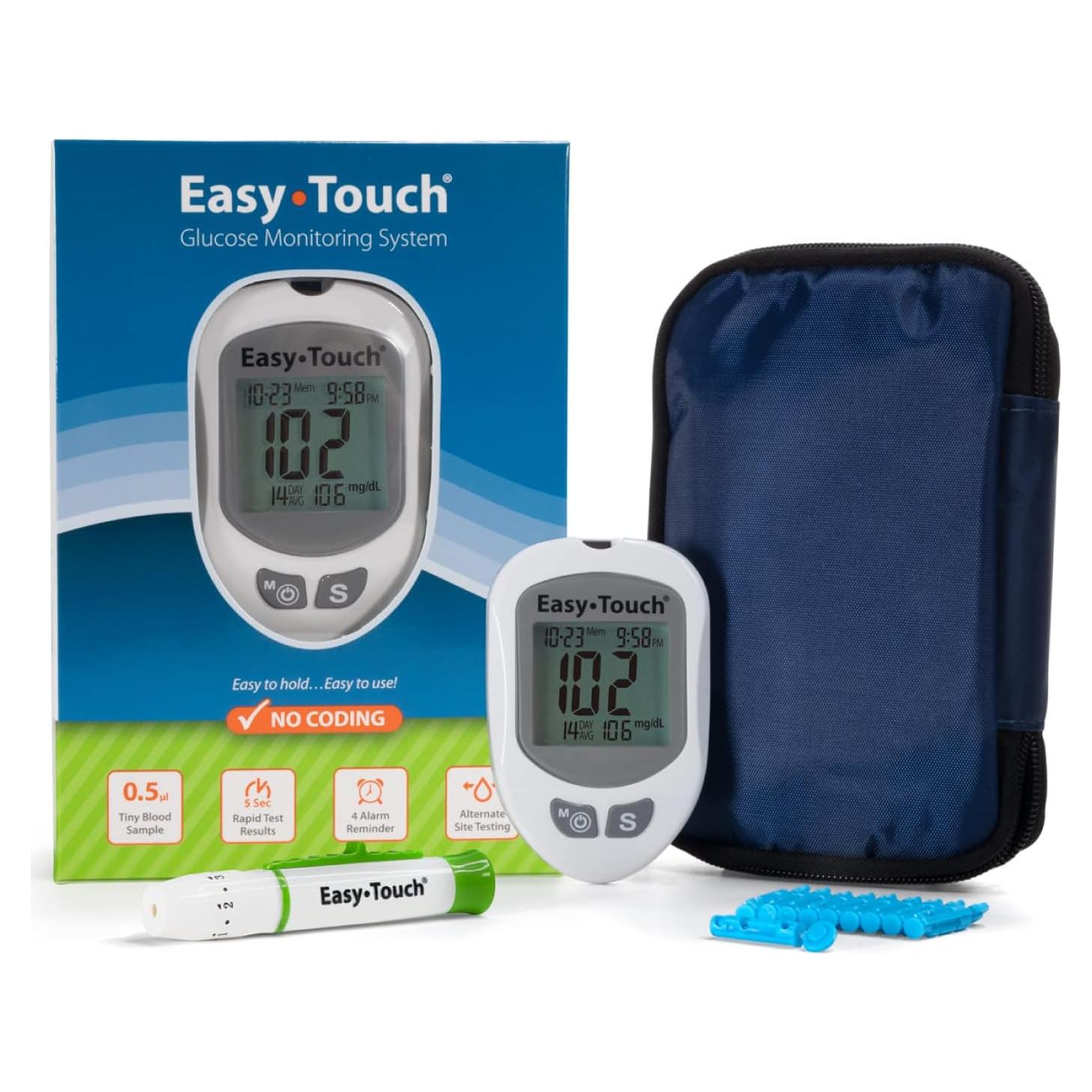 Kit de Monitoreo de Glucosa EasyTouch con Medidor y Lancetas