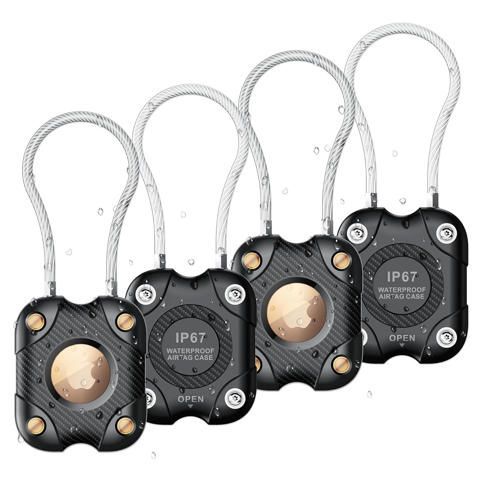 Paquete de 4 Soportes para Airtag DEERLET Impermeables