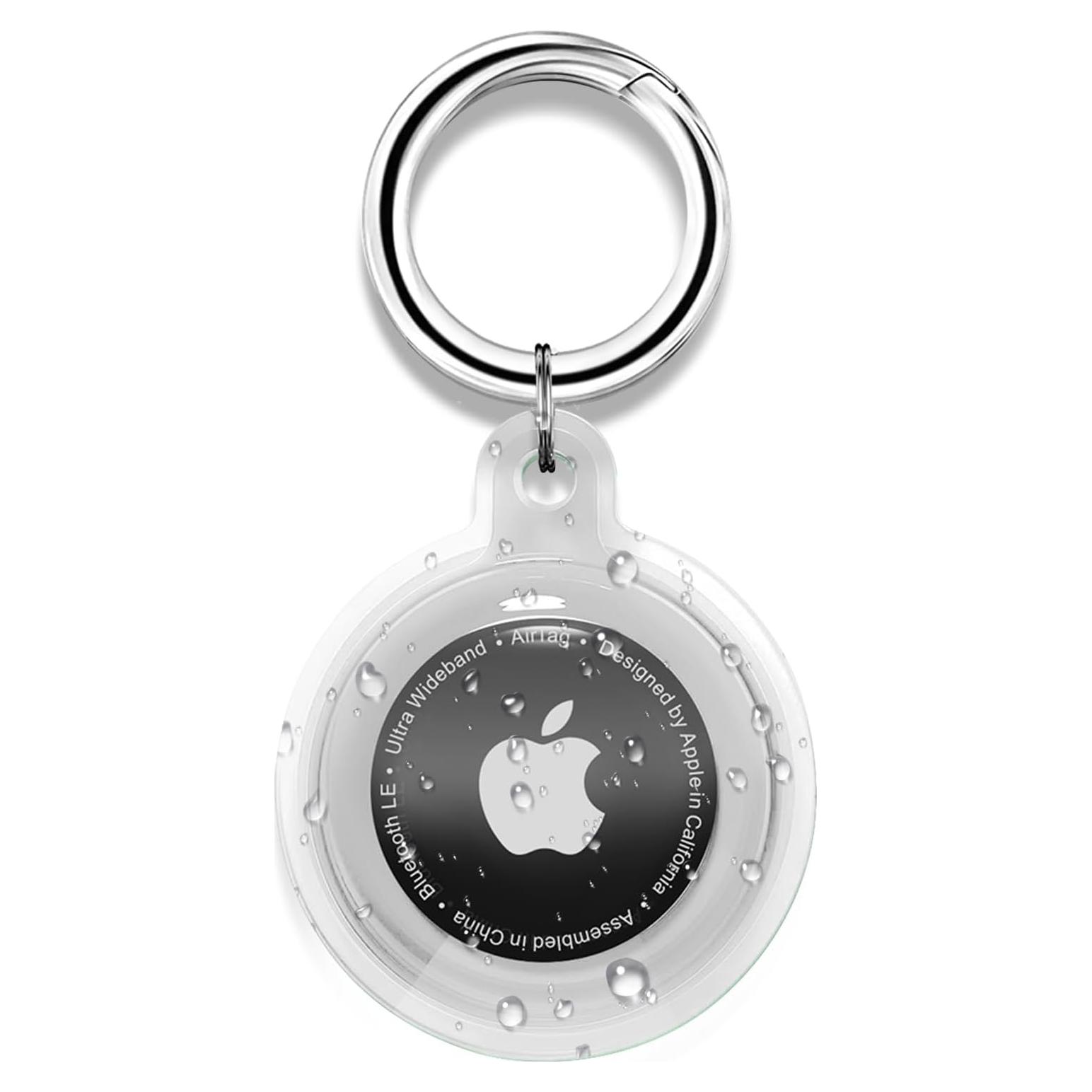 Funda Impermeable TPU para Apple Airtag QYQa - Blanco