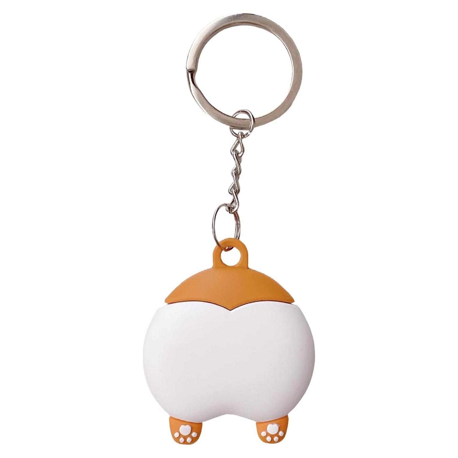 Funda de Silicona Yatchen para AirTag 2021 Corgi 3D