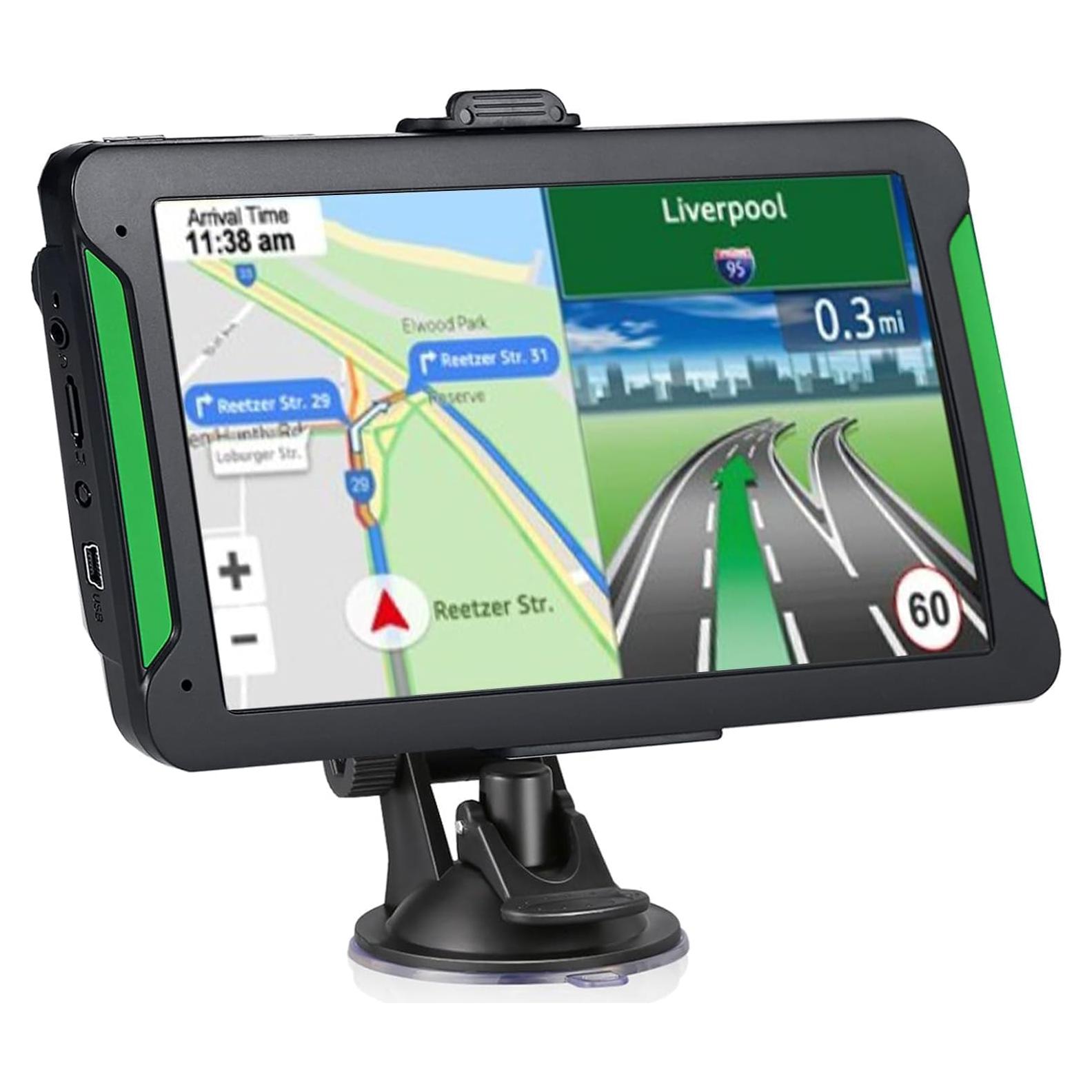 Navegador GPS para Coche LONGRUF S7 7" Mapas 2025