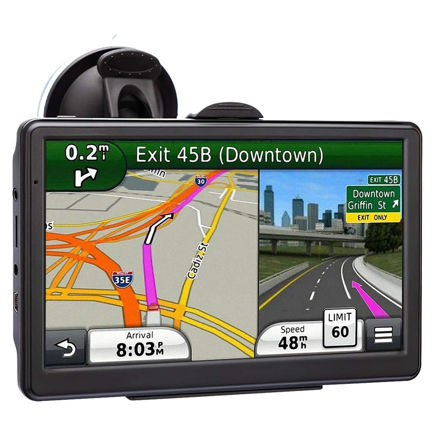 GPS HUTNVEA 7" táctil con mapas América del Norte 2025