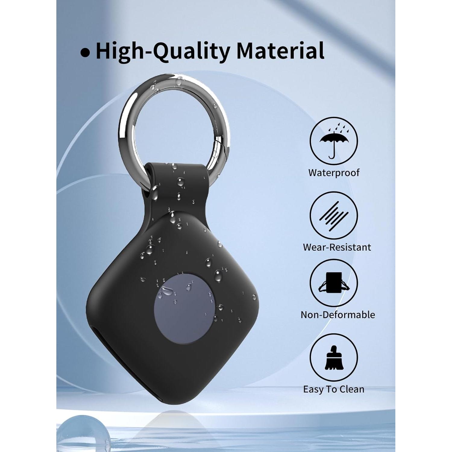 Funda protectora UGREEN Tracker - Silicona negra, 2 paquetes