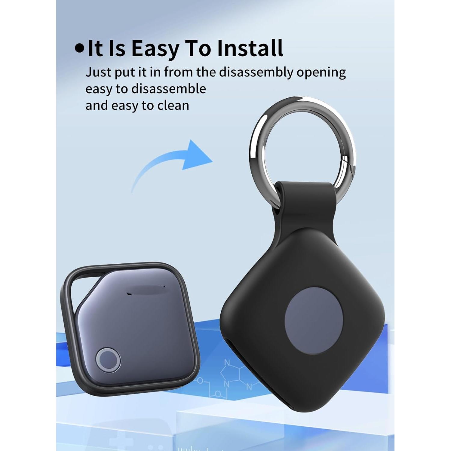 Funda protectora UGREEN Tracker - Silicona negra, 2 paquetes